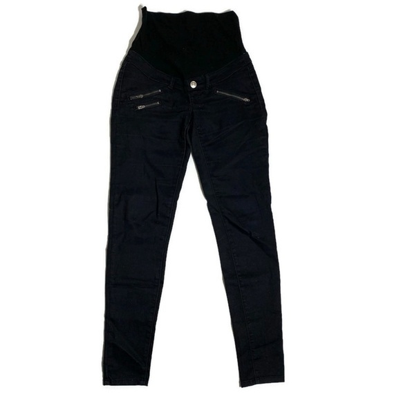 𝅺THYME maternity XS black jeans - Picture 1 of 6